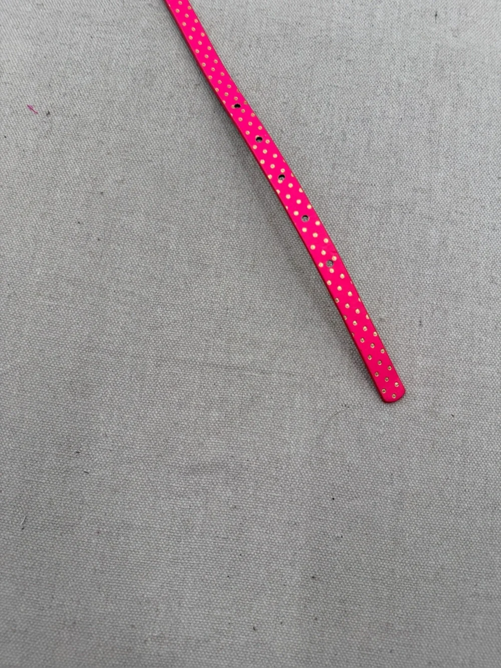 Kids Pink Dot-Print Belt
